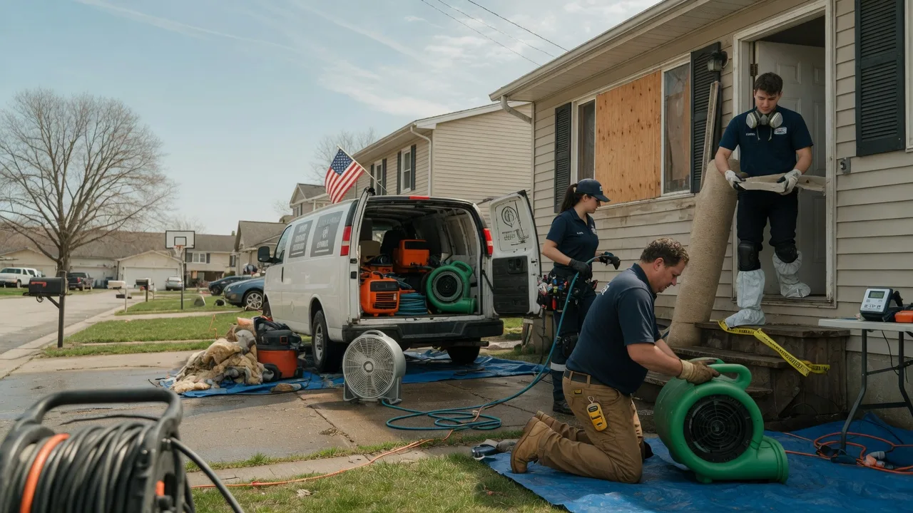 Water Damage Restoration in Rush, KY near me